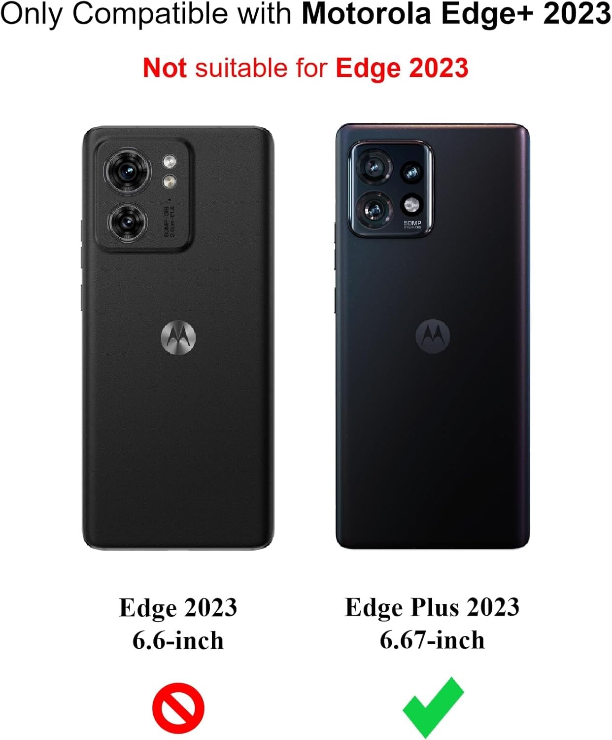 For Moto Edge Plus 2023 Case W/Slim Fit Shockproof Flexible TPU Protection Cover
