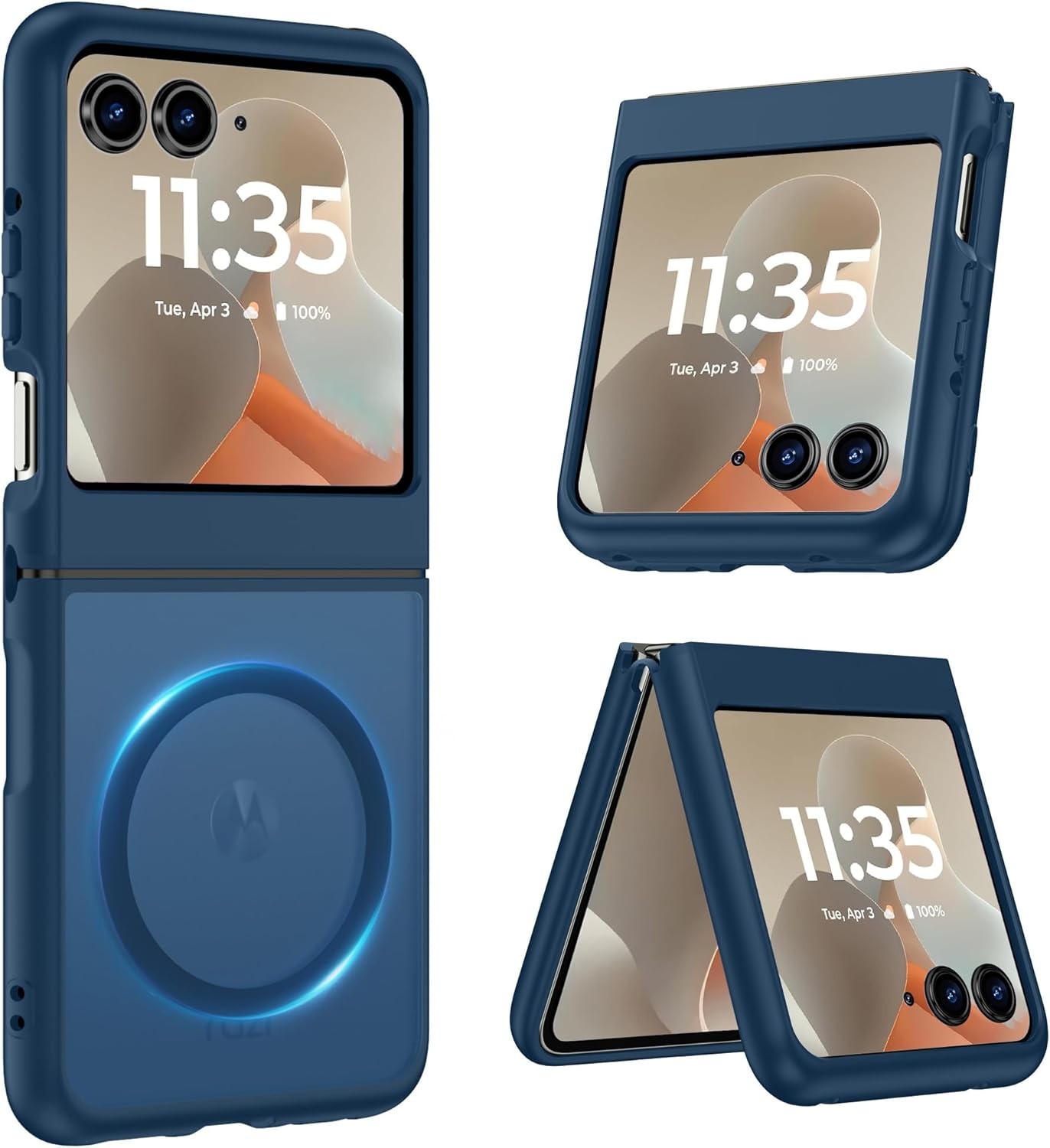 Magnetic Case for Motorola Razr 2024/2025/2026, Ultra Slim & Military Grade Prot