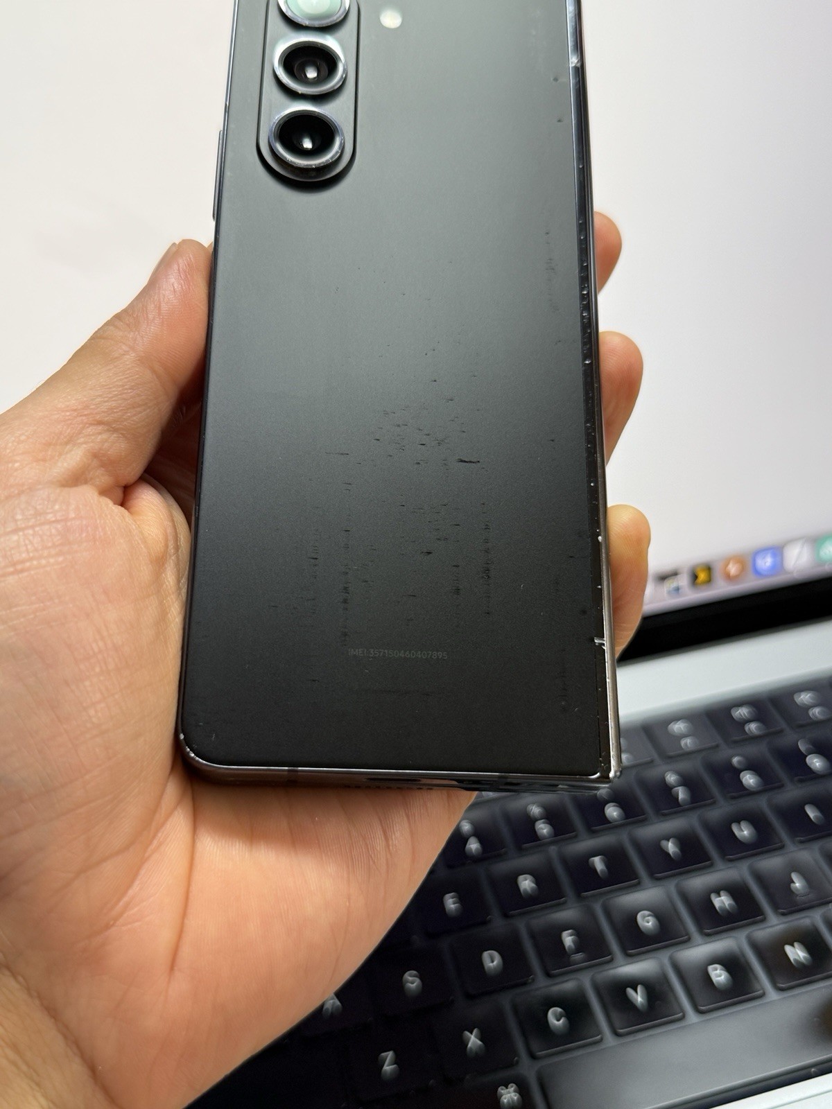 Samsung Galaxy Z Fold 5 Unlocked 256GB Black (Bad Large Screen) #24219