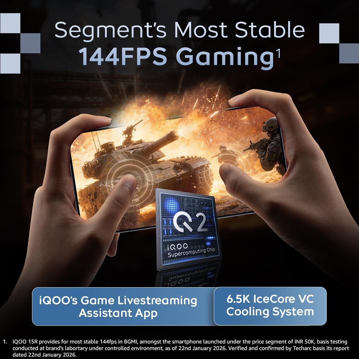 vivo iQOO 15R 5G | Global ROM | 7600mAh | Factory Unlocked | 512GB | Android 16