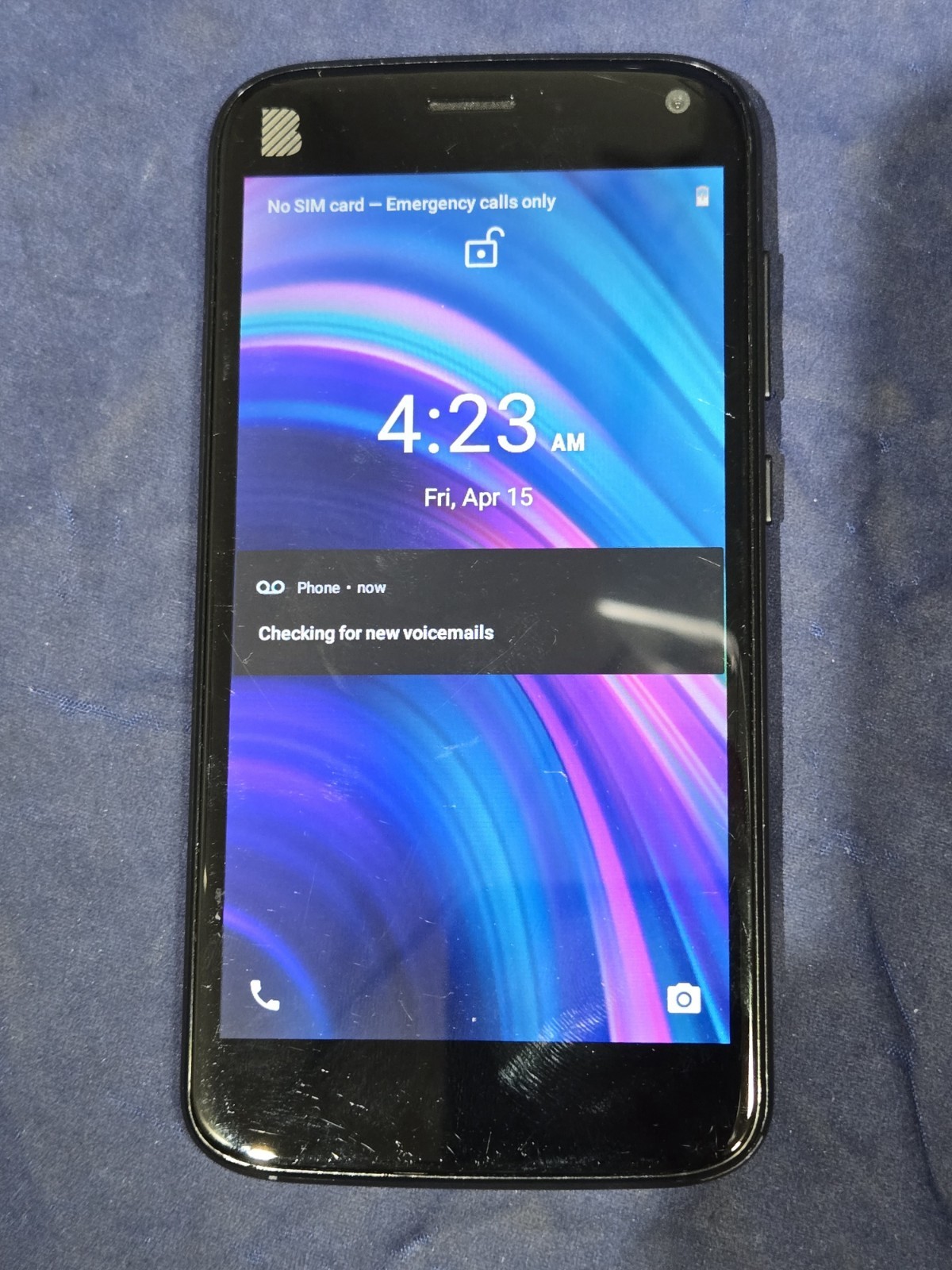 BLU C5L 8GB Android Unlocked Smartphone – Black – 5MP Camera – MicroSD Slot