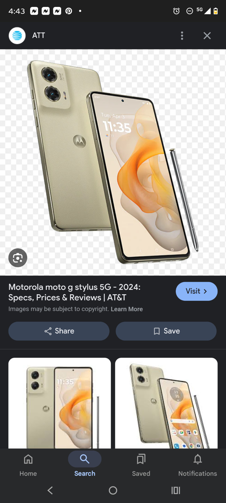 Motorola Moto G Stylus 5G – 128 GB – Emerald (Boost Mobile)