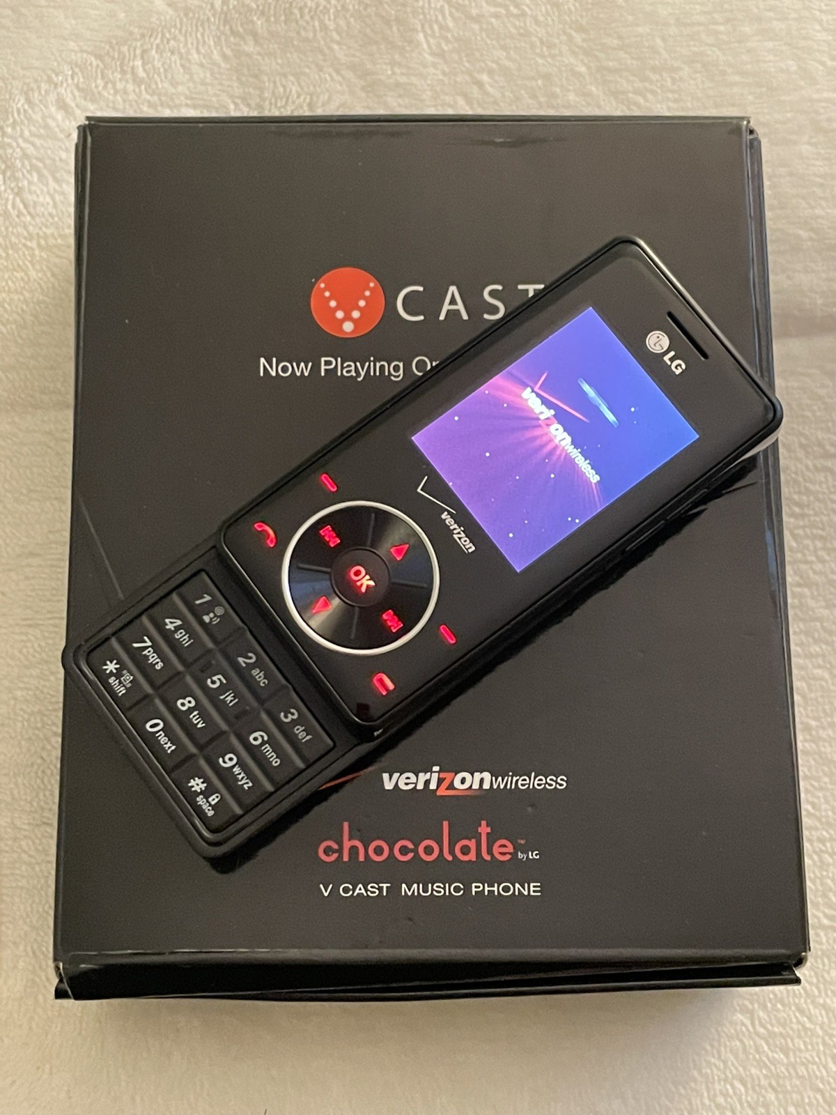 Verizon LG Chocolate VX8500 MP3 Slider Phone | Mint Condition | w/Box&Manuals.