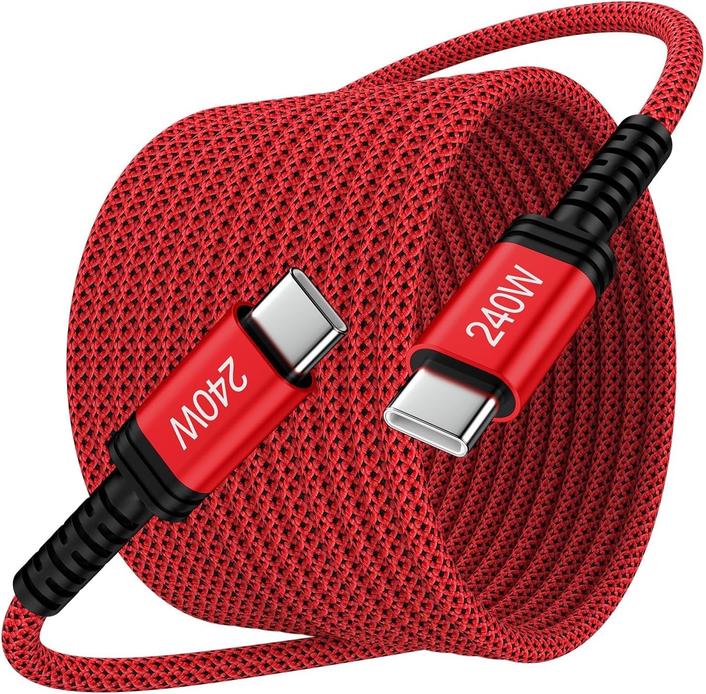 240W USB-C Fast Charger Cable for Samsung Galaxy S26, Pixel 10 Pro 10ft