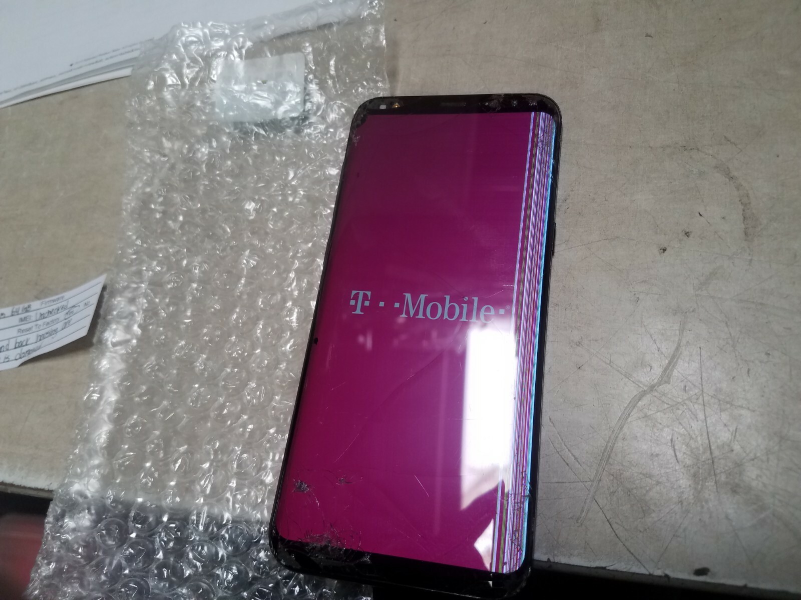 Samsung Galaxy S8 SM-G955U – 64GB – Midnight Black (T-Mobile) as is #129