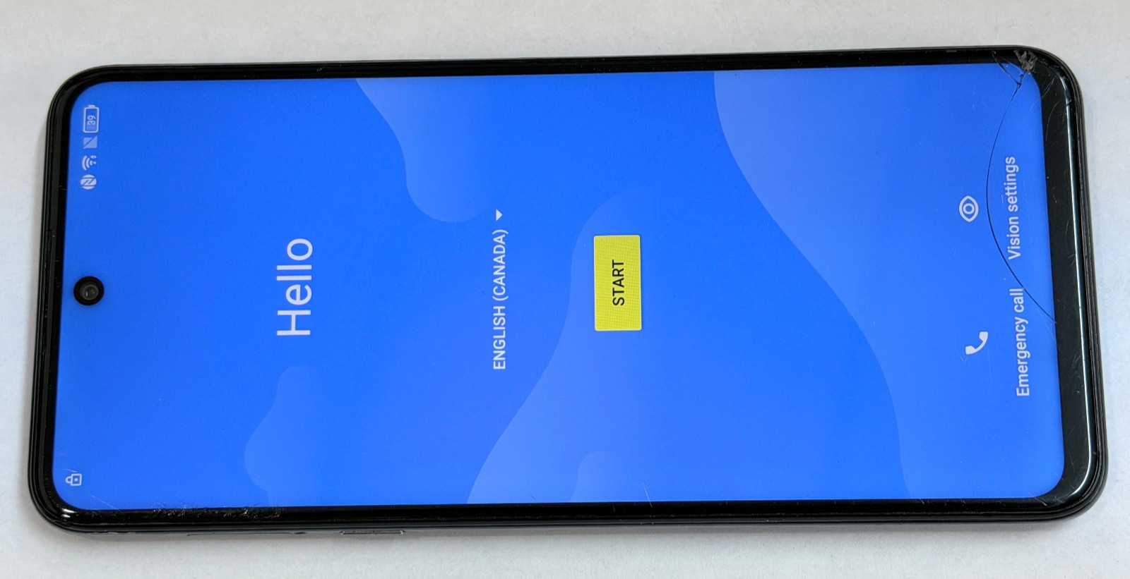 TCL 20S (T773O) 4G LTE Android 128GB Smartphone – CRACKED – FOR PARTS ONLY