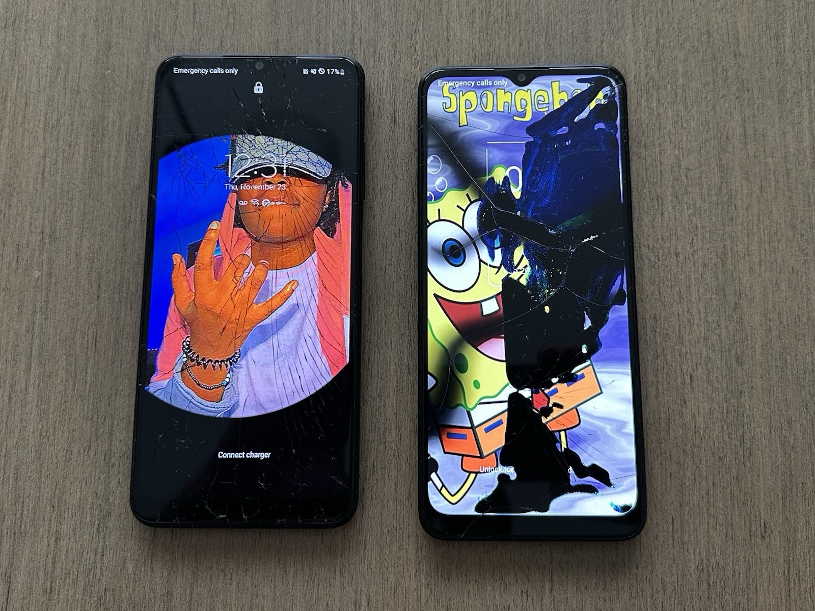 Lot of 2 – Samsung And TCL Phones – For Parts – as-is NO Idea Of The Models
