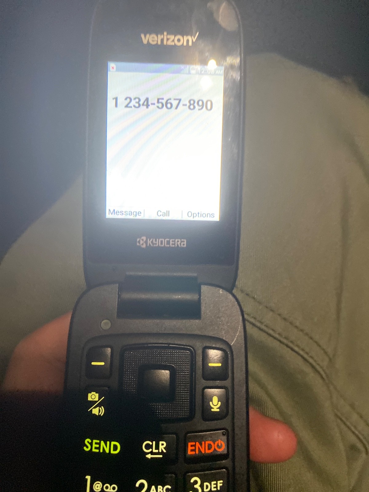 Kyocera Cadence LTE – 16 GB – Blue (Unlocked Verizon)