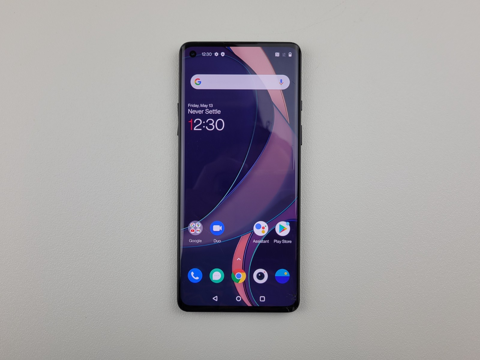 OnePlus 8 (IN2015) 128GB – Black (Unlocked) Smartphone – CRACKED – H7400