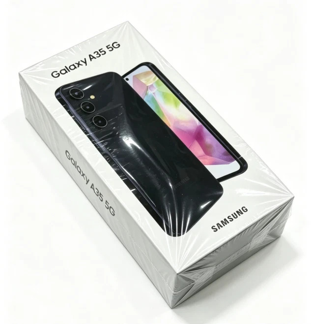 BRAND NEW & FACTORY SEALED Samsung Galaxy A35 5G – 128GB -Awesome Navy Factory