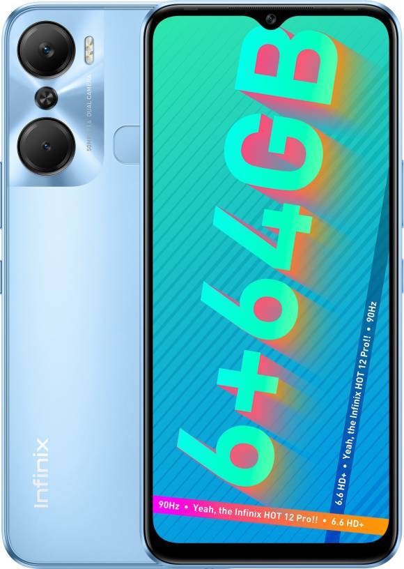 Infinix Hot 12 Pro Unlocked 6.6″ Dual SIM 6GB RAM 50MP-Camera 5000mAh Battery