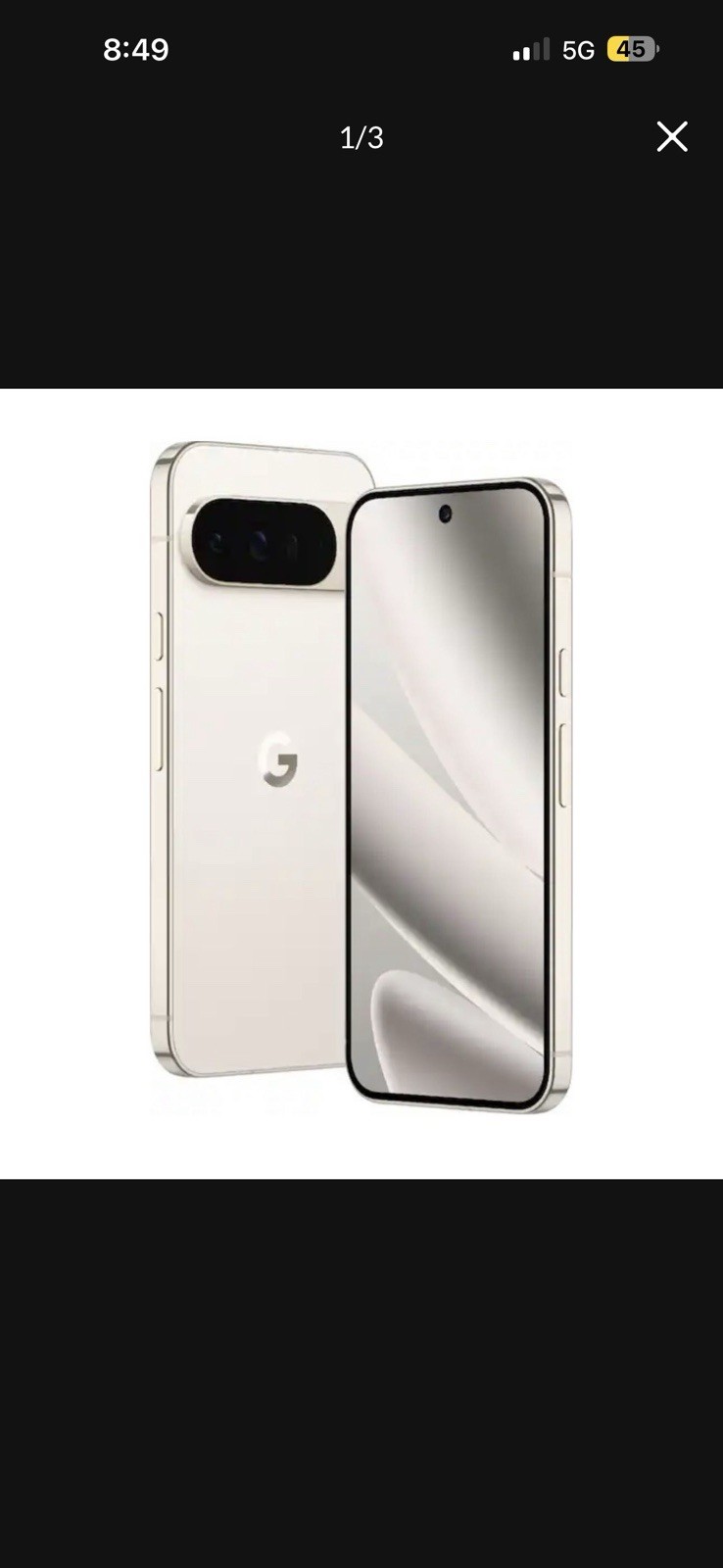 Google Pixel 10 Pro XL – 256GB – Porcelain (White) – Unlocked