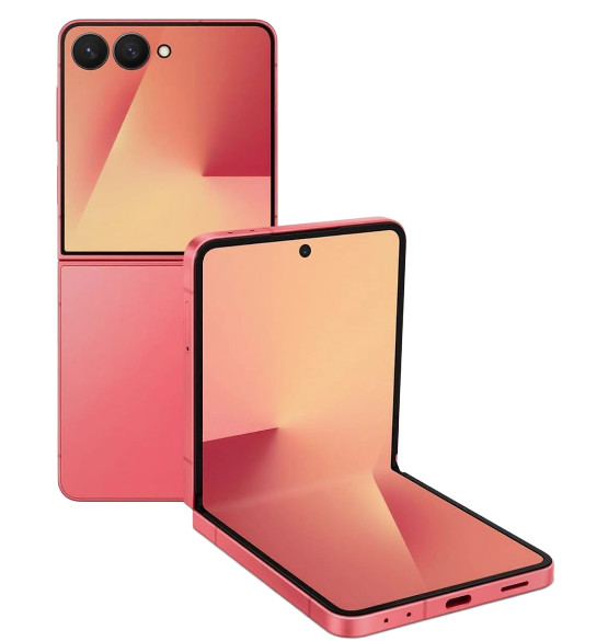 SAMSUNG Galaxy Z FLIP7 5G SM-F766U Foldable 256GB (AT&T) Coral Red