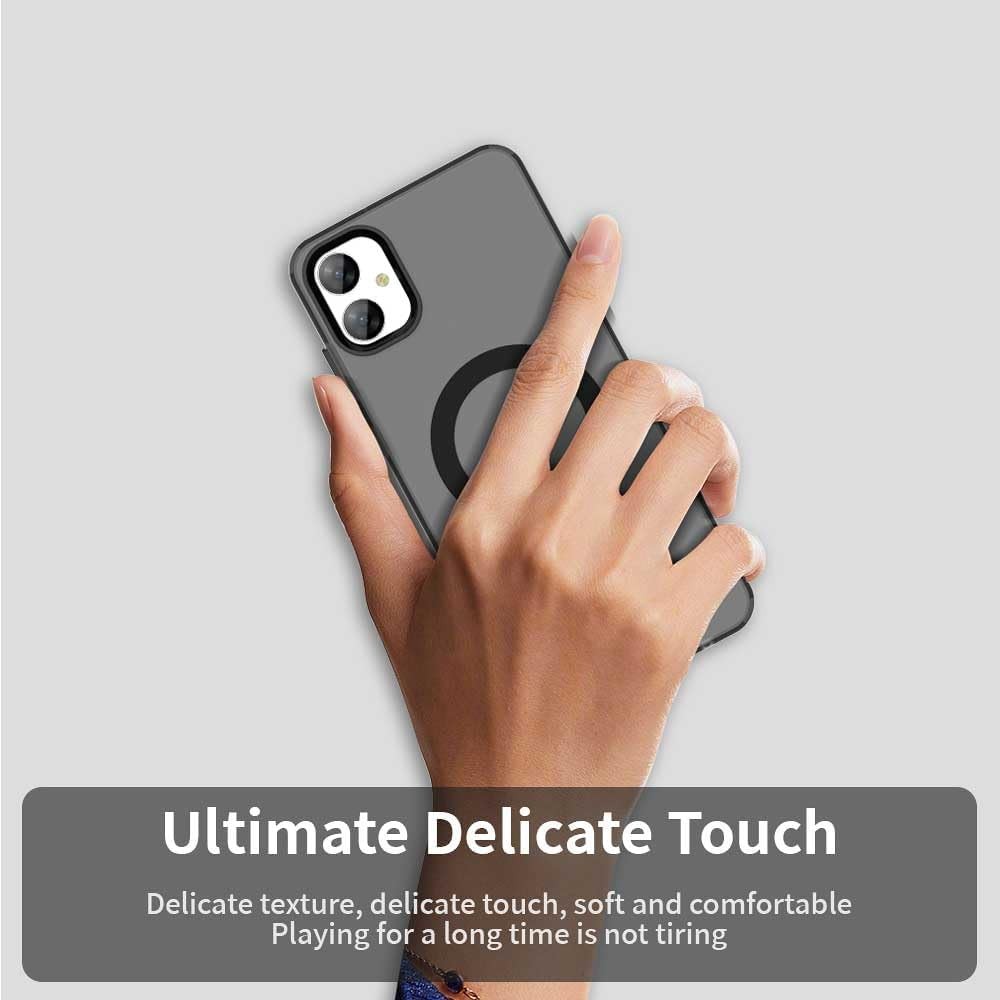Samsung Galaxy A05 Case Cover, Shockproof Magnetic Phone Case, Black Color