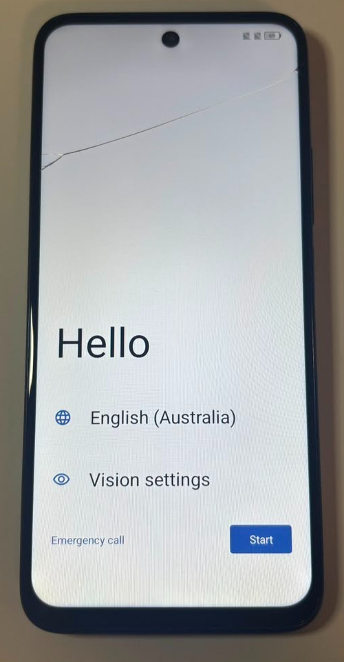 SCREEN CRACK TCL 60 SE Obsidian Black 512GB + 8GB Dual-SIM, Fully Unlocked