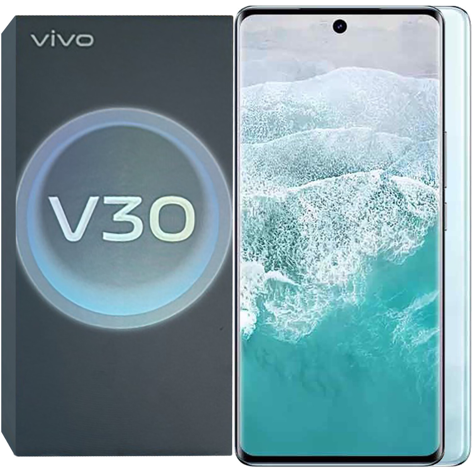 Vivo V30 5G Waving Aqua 256GB + 12GB Dual-SIM Factory Unlocked GSM NEW