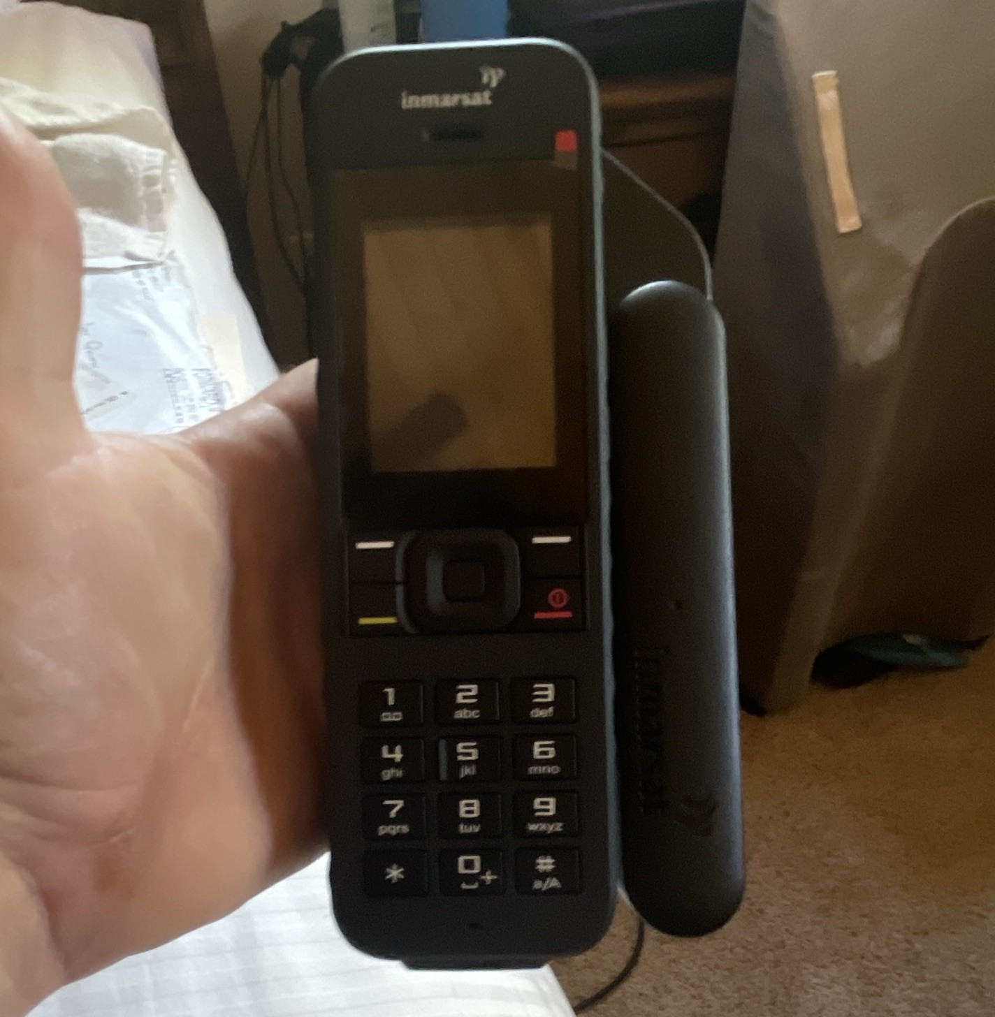 Inmarsat IsatPhone 2 Black Satellite Phone Handset Bluetooth