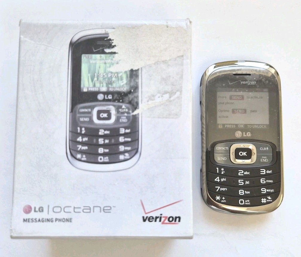 LG Octane VN530 Verizon Full Keyboard Cell Phone No Sim *NEW*