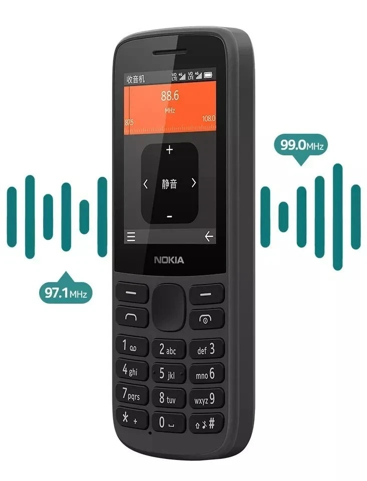 Nokia 215 4G Dual SIM Bluetooth 128MB 64MB RAM Classic Mobile Unlocked Phone