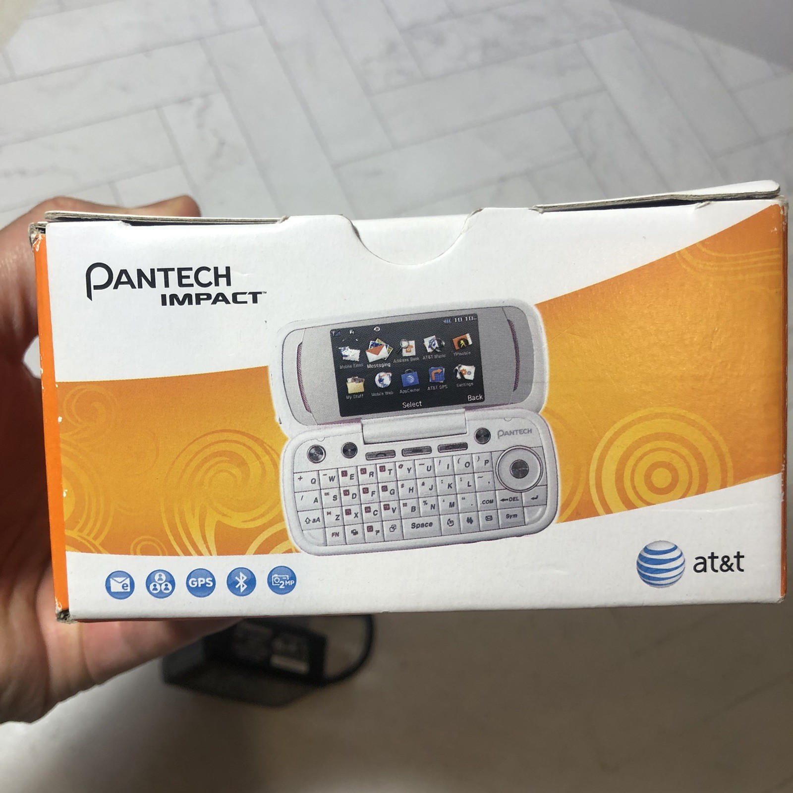 Pantech Impact P7000 AT&T Pink Slider Phone – USED WORKS