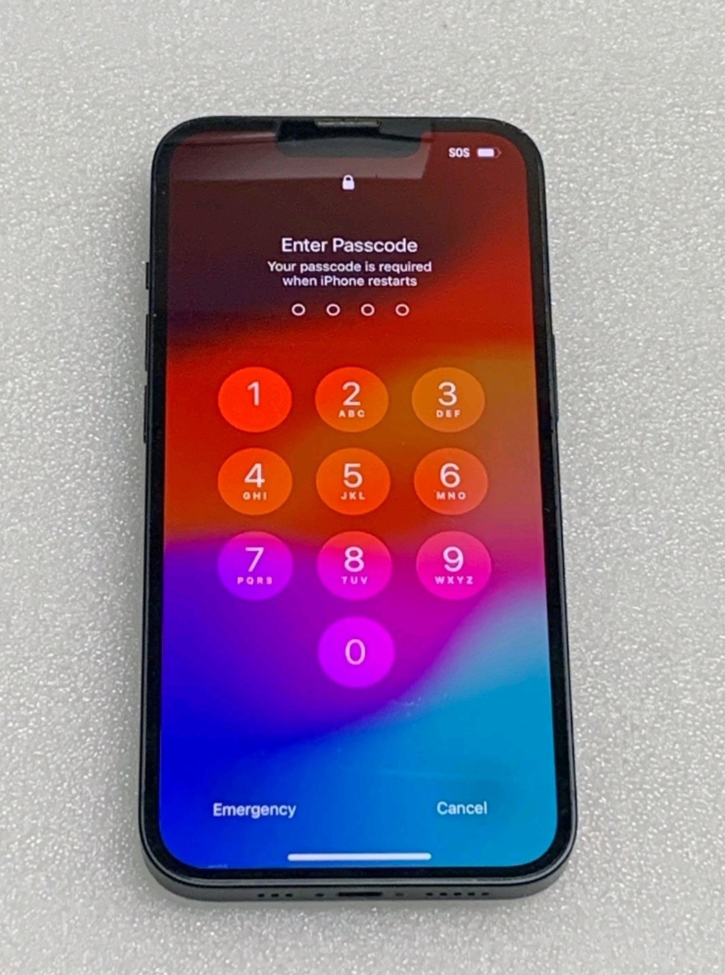 Apple iPhone 14 UNKNOW GB- Midnight PASSWORD LOCK **No Physical SIM Card**