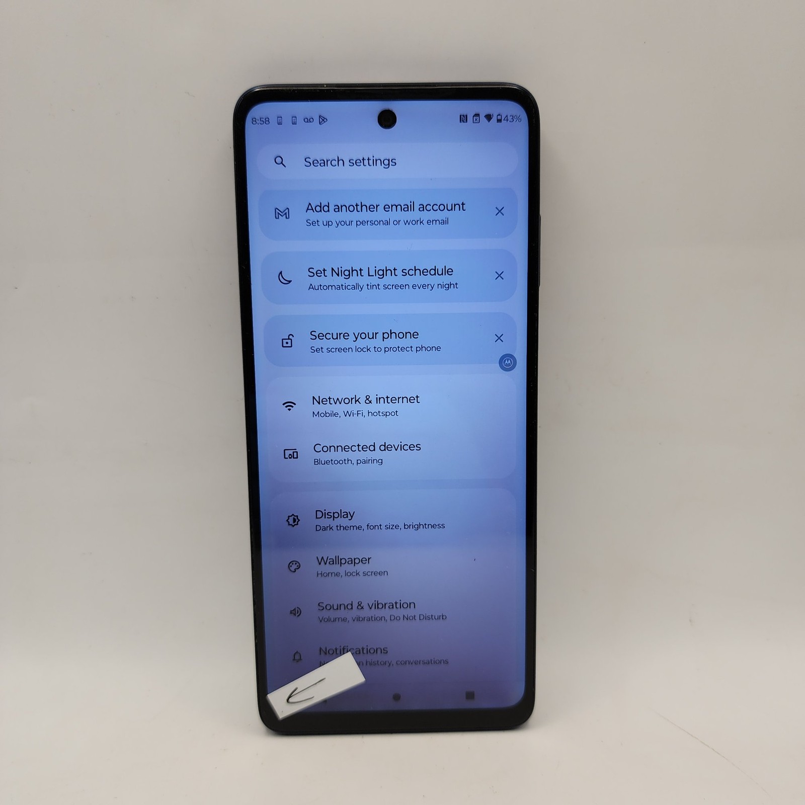 Motorola Edge 5G UW (2021) XT2141-1 128GB Nebula Blue (Verizon/Unlocked)