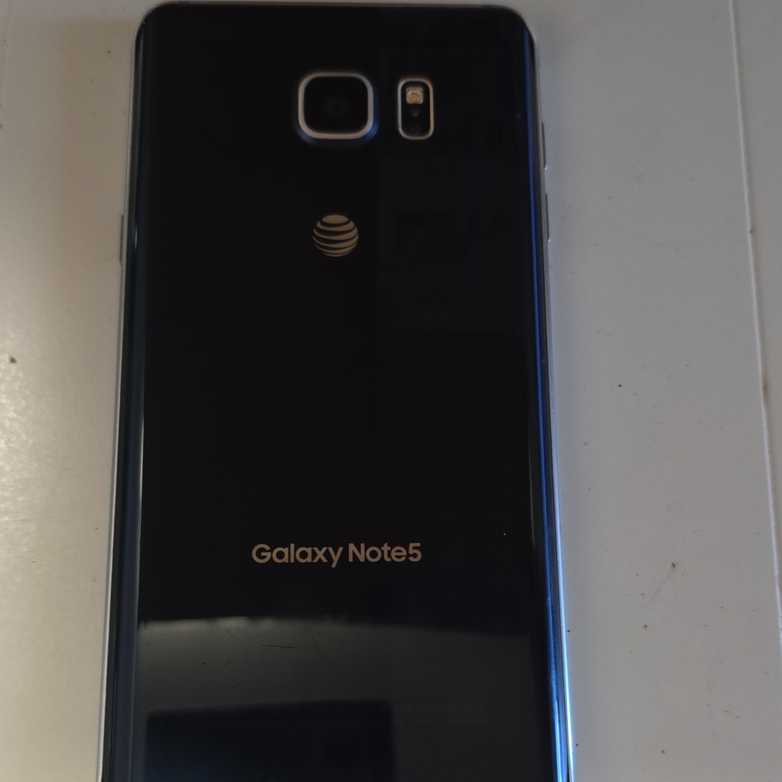 Samsung Galaxy Note5 AT&T Black Micro USB Bar Mobile Smartphone