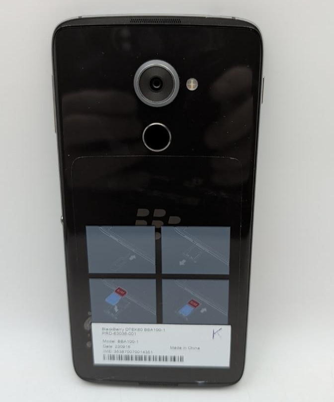 BlackBerry DTEK60 5.5″ Display 4G Unlocked Smartphone 32GB 21MP Camera Android