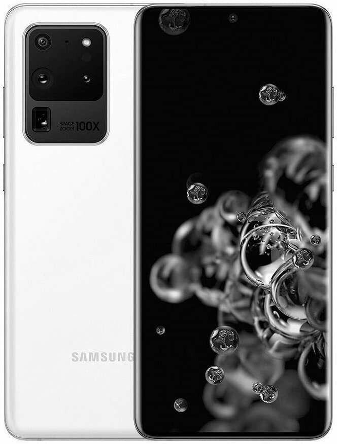 Samsung Galaxy S20 Ultra 5G G988U 128GB /512GB Unlocked GSM+CDMA All Carriers US