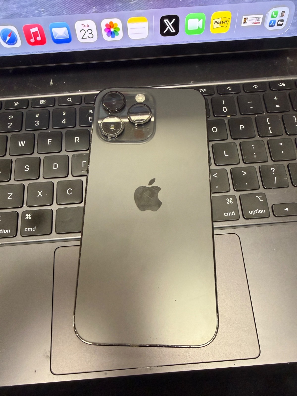 Apple iPhone 14 Pro Max, 128 GB, Space Black, T-Mobile only, Please Read Listing