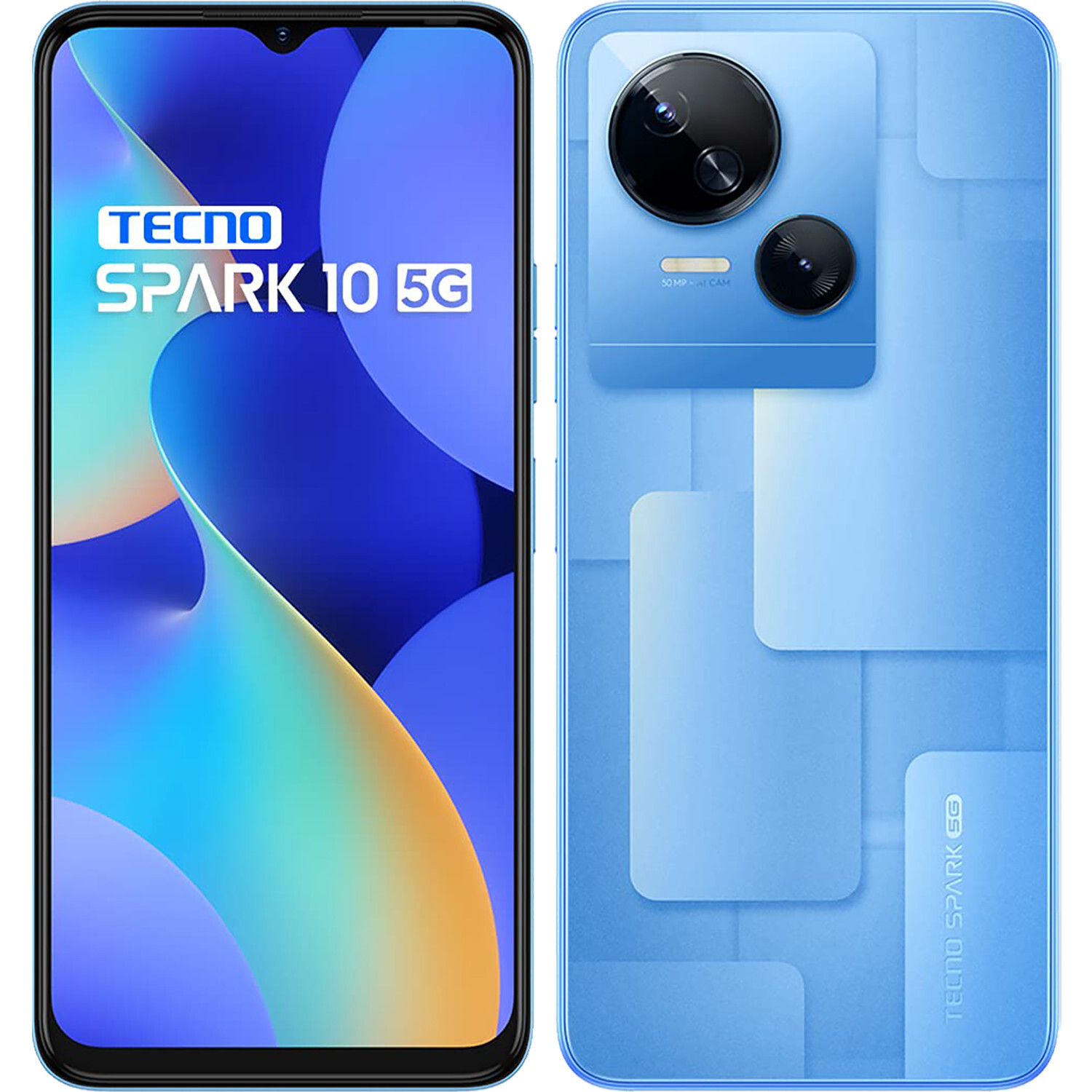 Tecno Spark 10 5G Blue 64GB + 4GB Dual-Sim Factory Unlocked GSM NEW