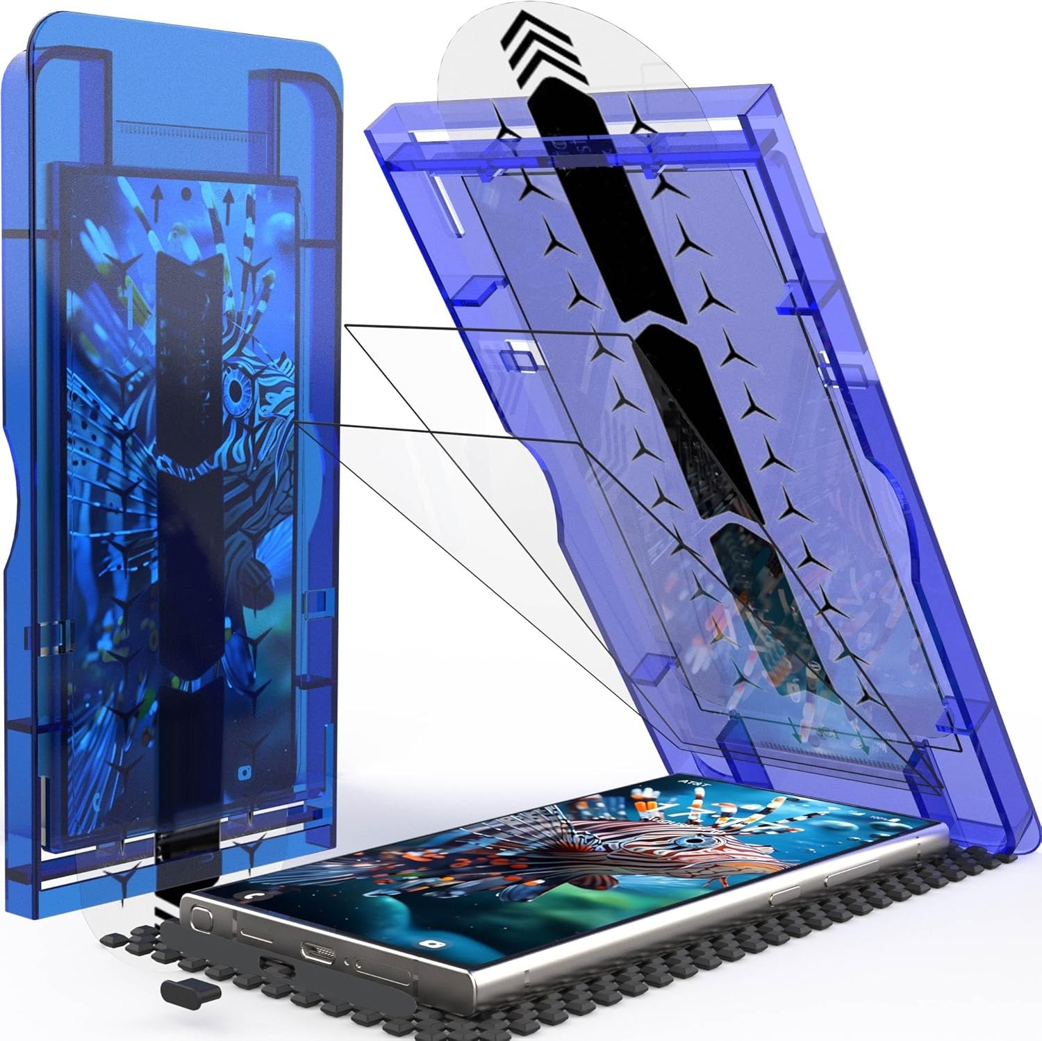 3PCS Screen Protector for Samsung Galaxy S24 Ultra Tempered Glass Anti Scratch C