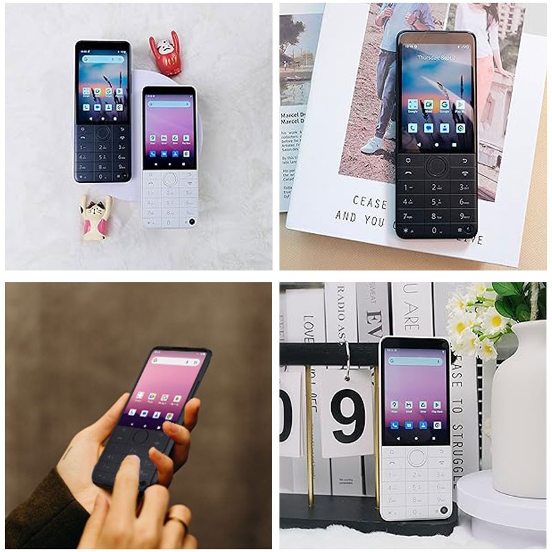 Unlocked QIN F22 PRO 4G LTE MINI Android 12 Smartphone Phone Keypad Lightweight