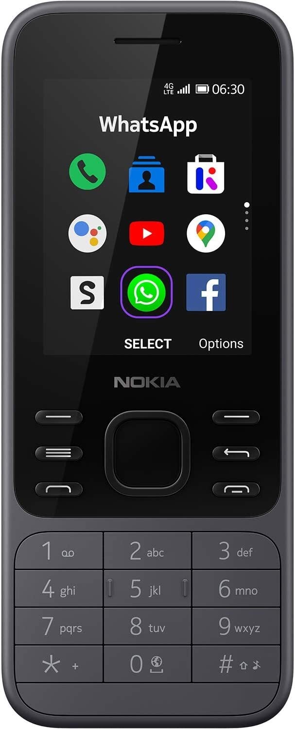 Nokia 6300 – WiFi 4GB LTE 4G KaiOS 2.4 in Dual SIM Dual Standby Unlocked Phone