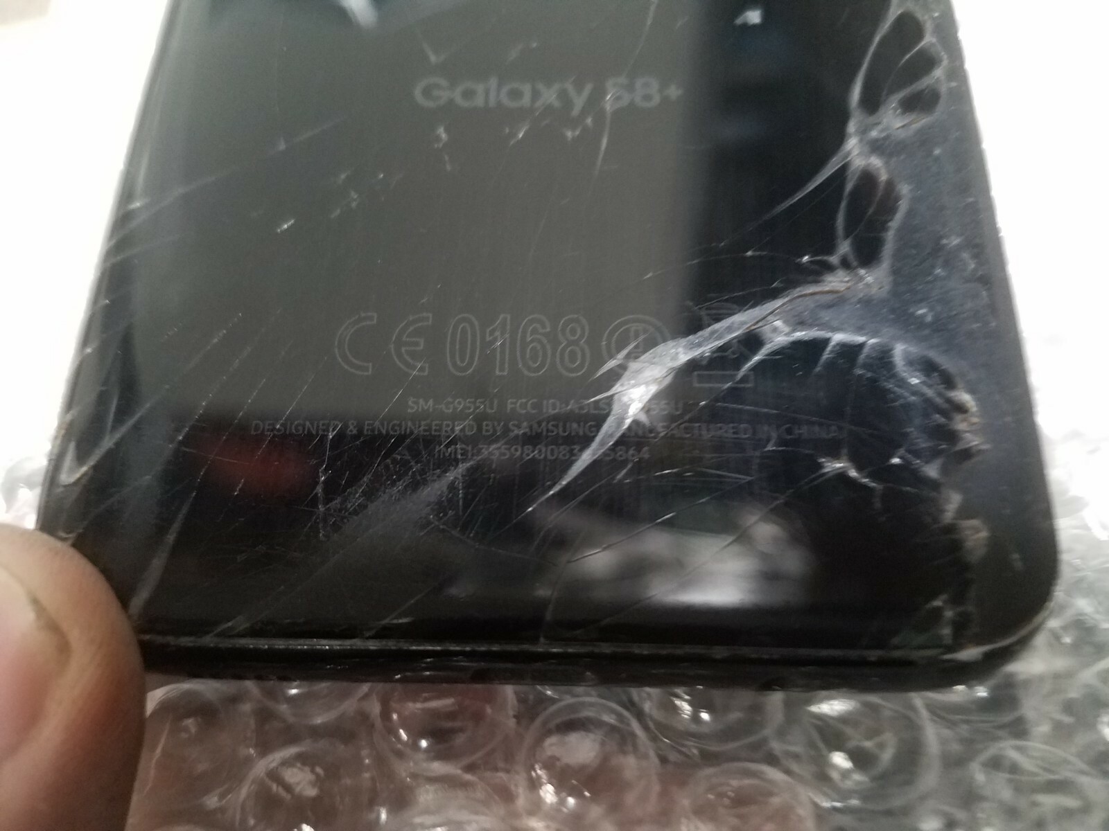 Samsung Galaxy S8 SM-G955U – 64GB – Midnight Black (T-Mobile) as is #129
