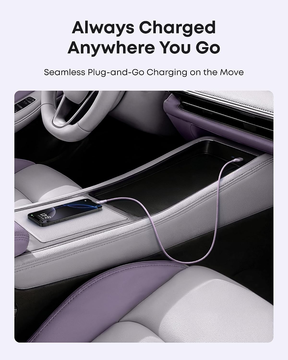 3FT Fast Charger Cable USB A to USB C for Samsung Note20, iPhone 17 and More
