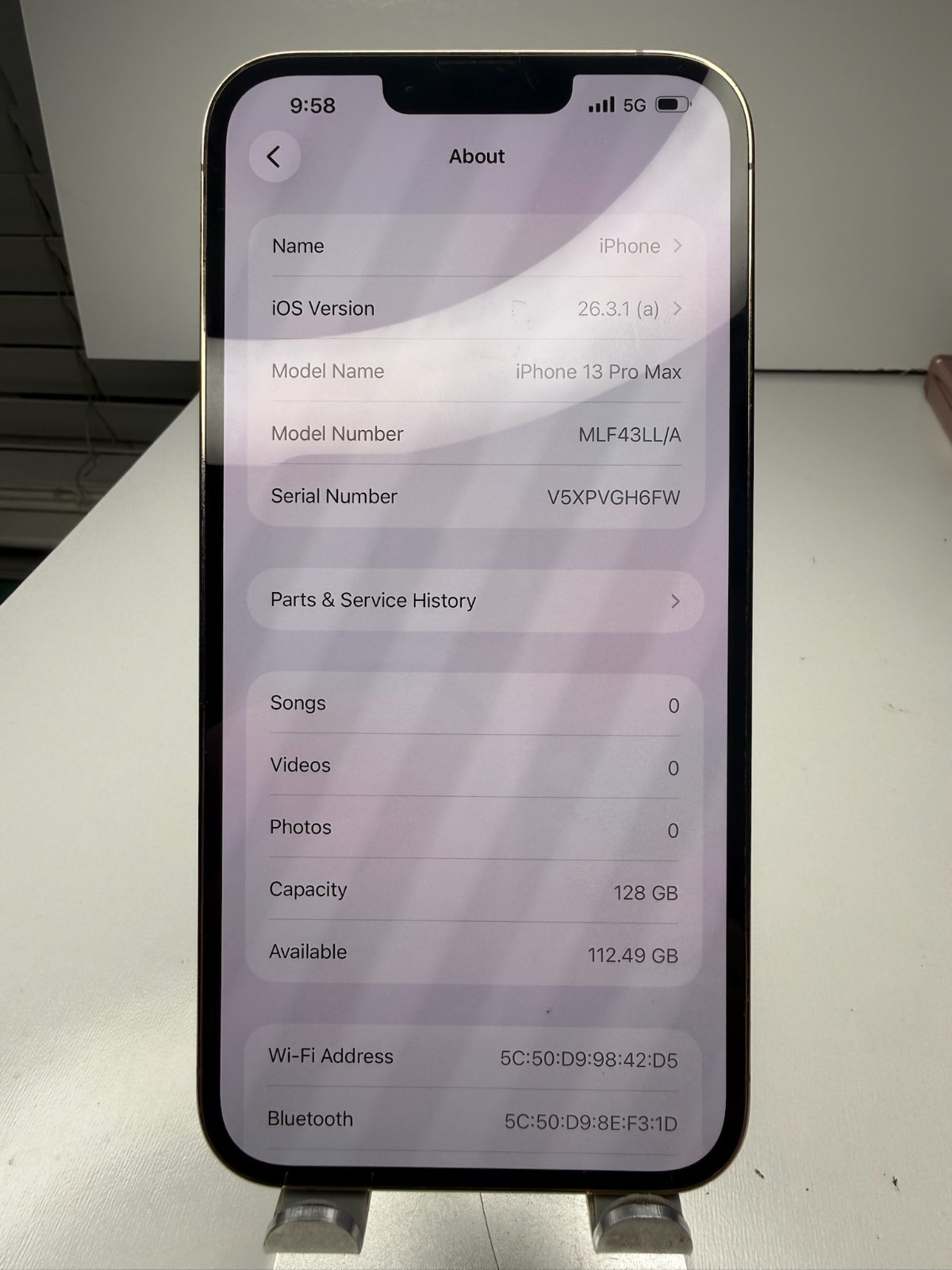 Apple iPhone 13 Pro Max 128GB Unlocked Gold – SEE DESCRIPTION