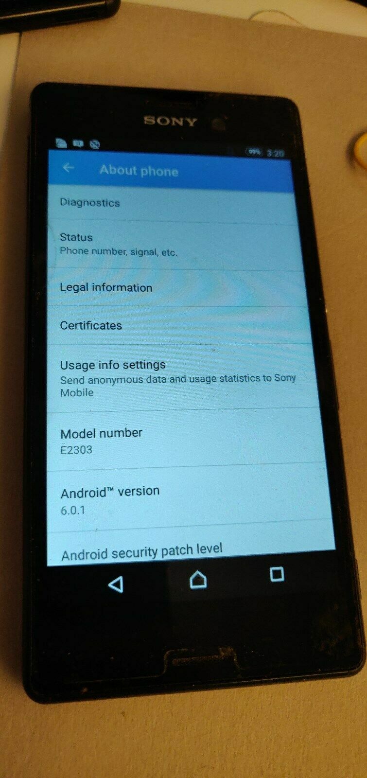 Sony XPERIA M4 AQUA E2303 8GB Unlocked Smartphone Android 6.0.1 OS Black