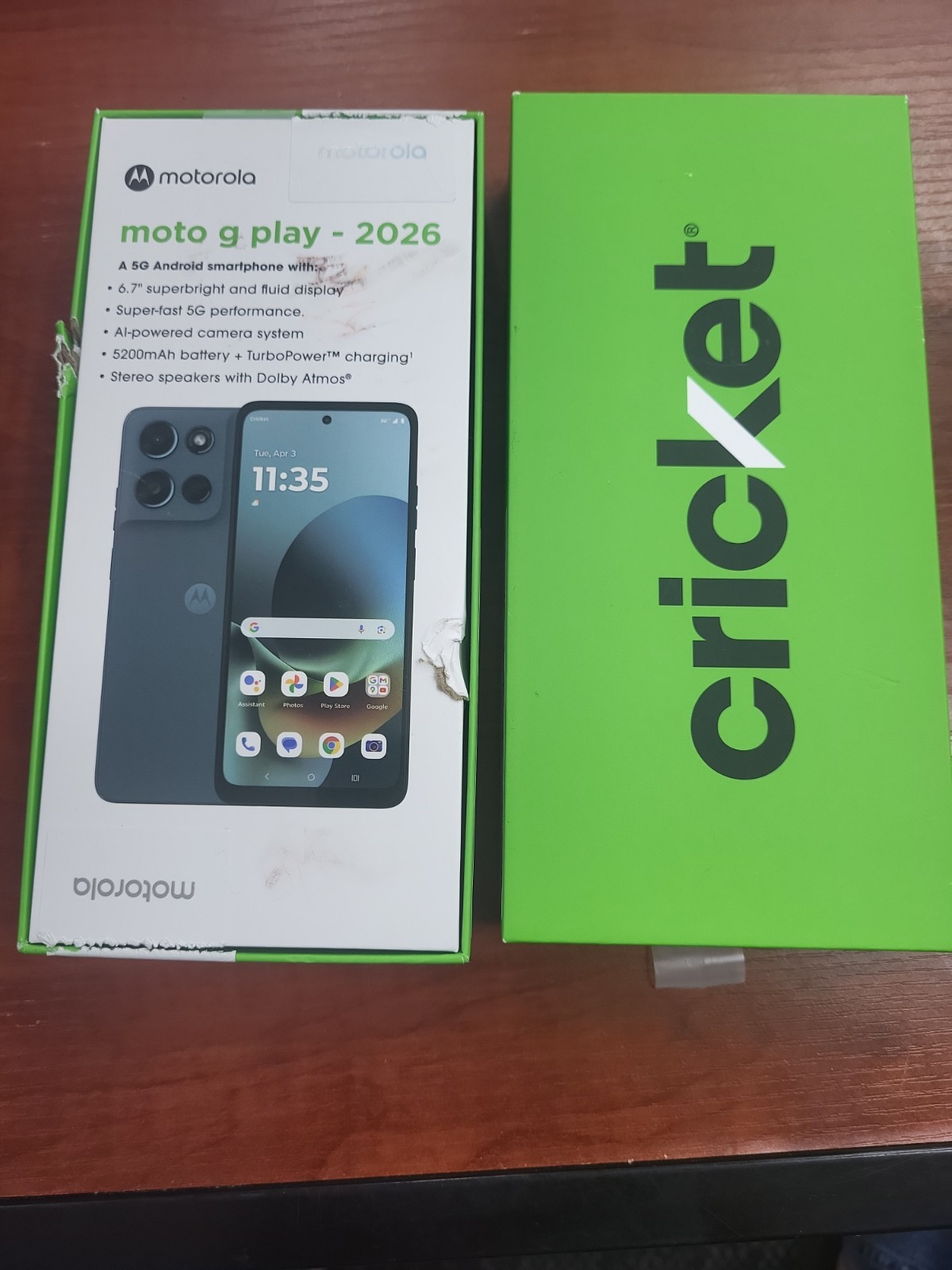 Motorola Moto G Play (2026) XT2615-2 4GB+64GB | PANTONE Tapestry | CRICKET ONLY