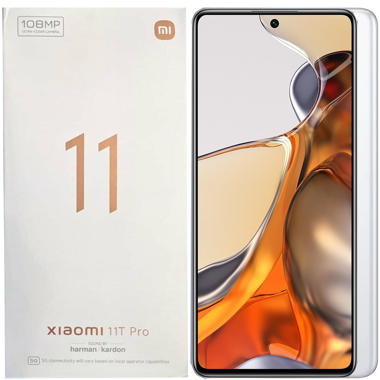 BNIB Xiaomi 11T Pro Dual-SIM 256GB + 8GB White Factory Unlocked 5G GSM