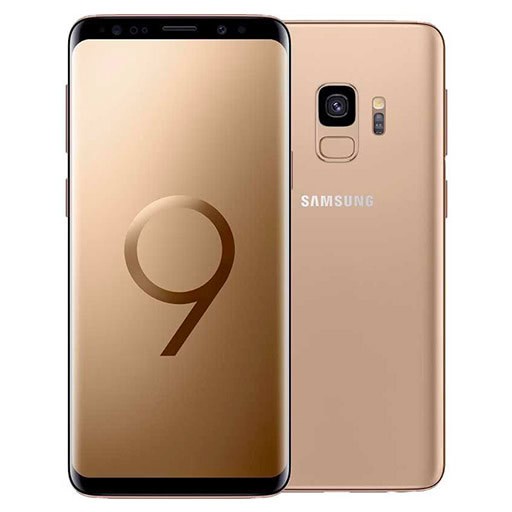 Samsung Galaxy S9+ SM-G965U1 Unlocked 64GB Sunrise Gold C Medium Burn