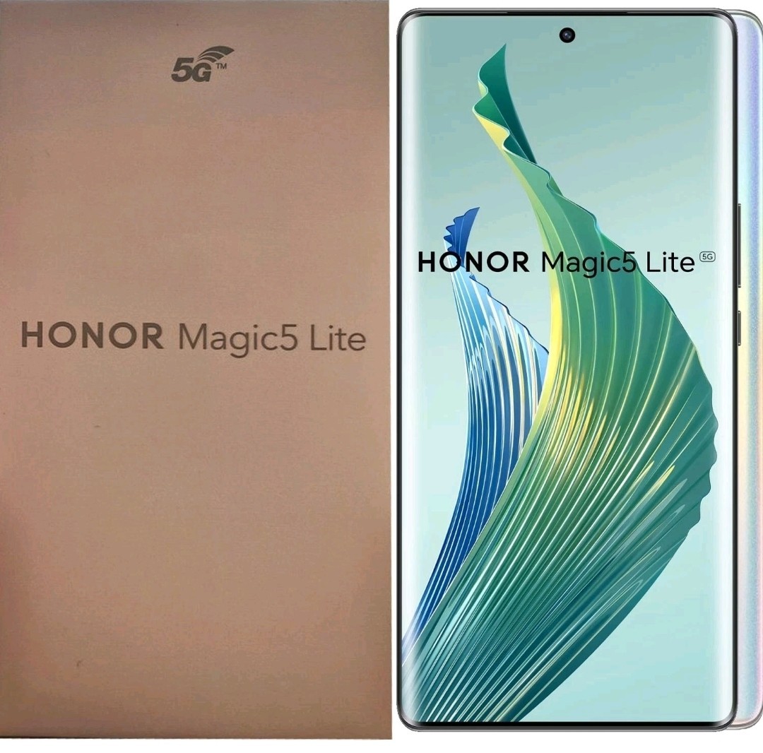 Honor Magic5 Lite 5G Titanium Silver 256GB + 8GB Dual-Sim Unlocked GSM NEW