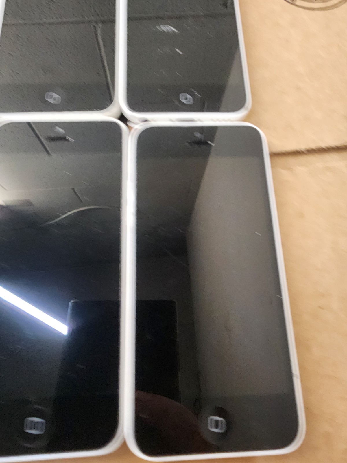 Apple iPhone 5c White Model A1532 lot of 9