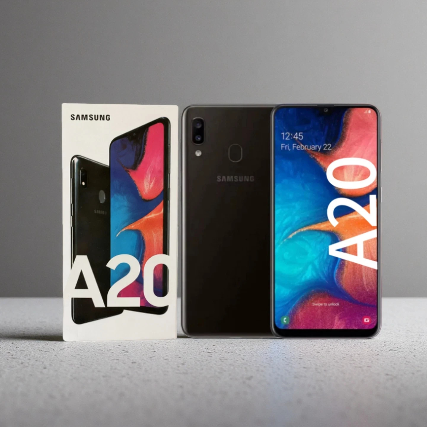 Samsung Galaxy A20 SM-A205U 32GB+3GB Black 6.4″ Unlocked Smartphone-New Sealed
