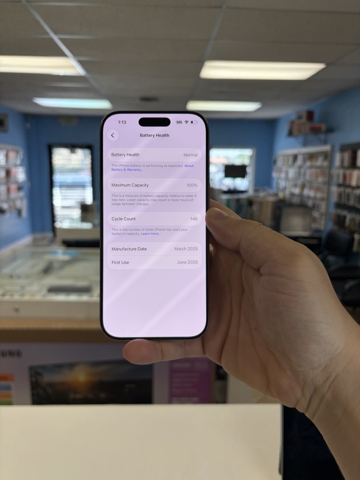 Apple iPhone 16 Pro 128Gb Desert Unlocked Flawless 0 Battery