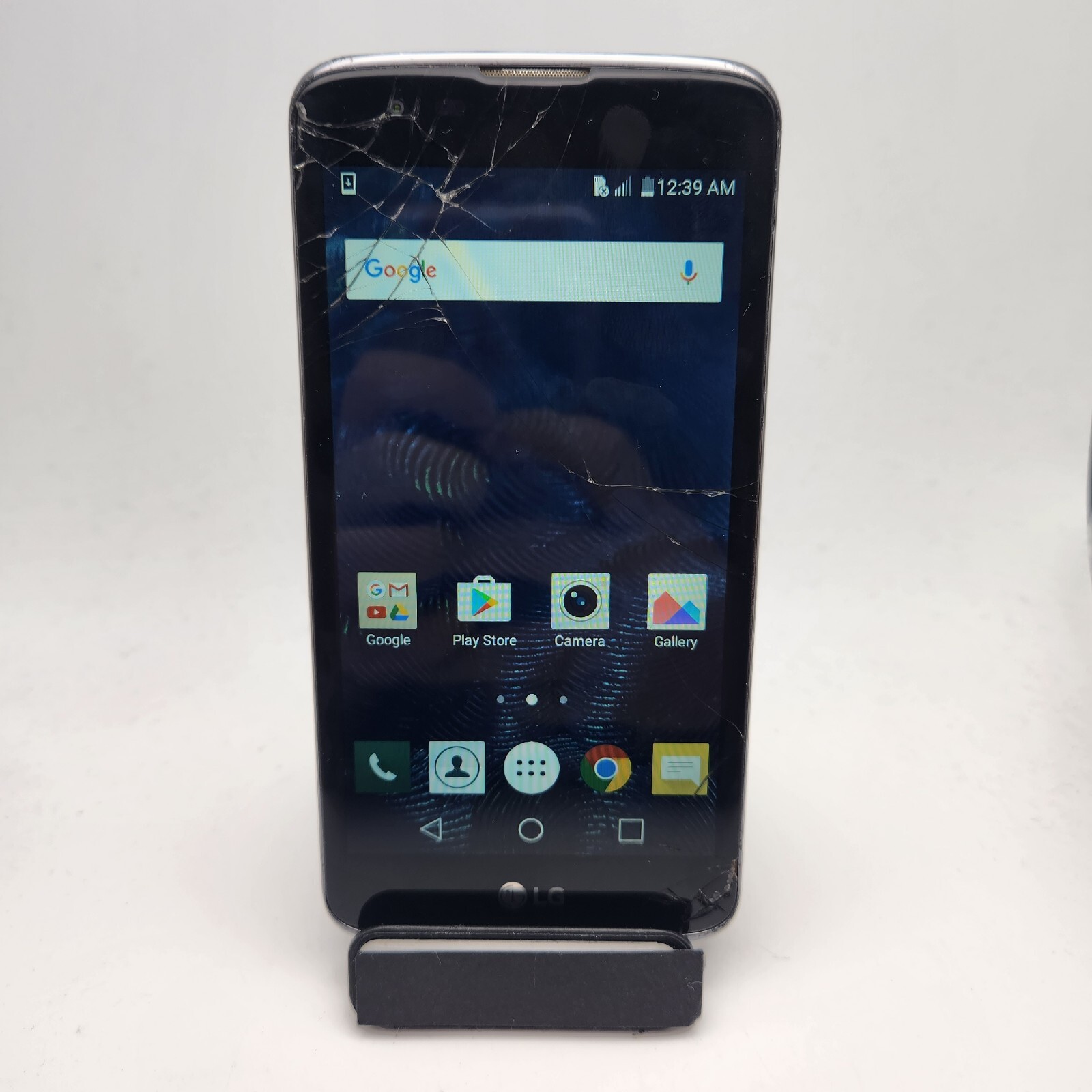 LG K7 K330 Smartphone (T-Mobile) – 8GB Black – CRACKED #1157