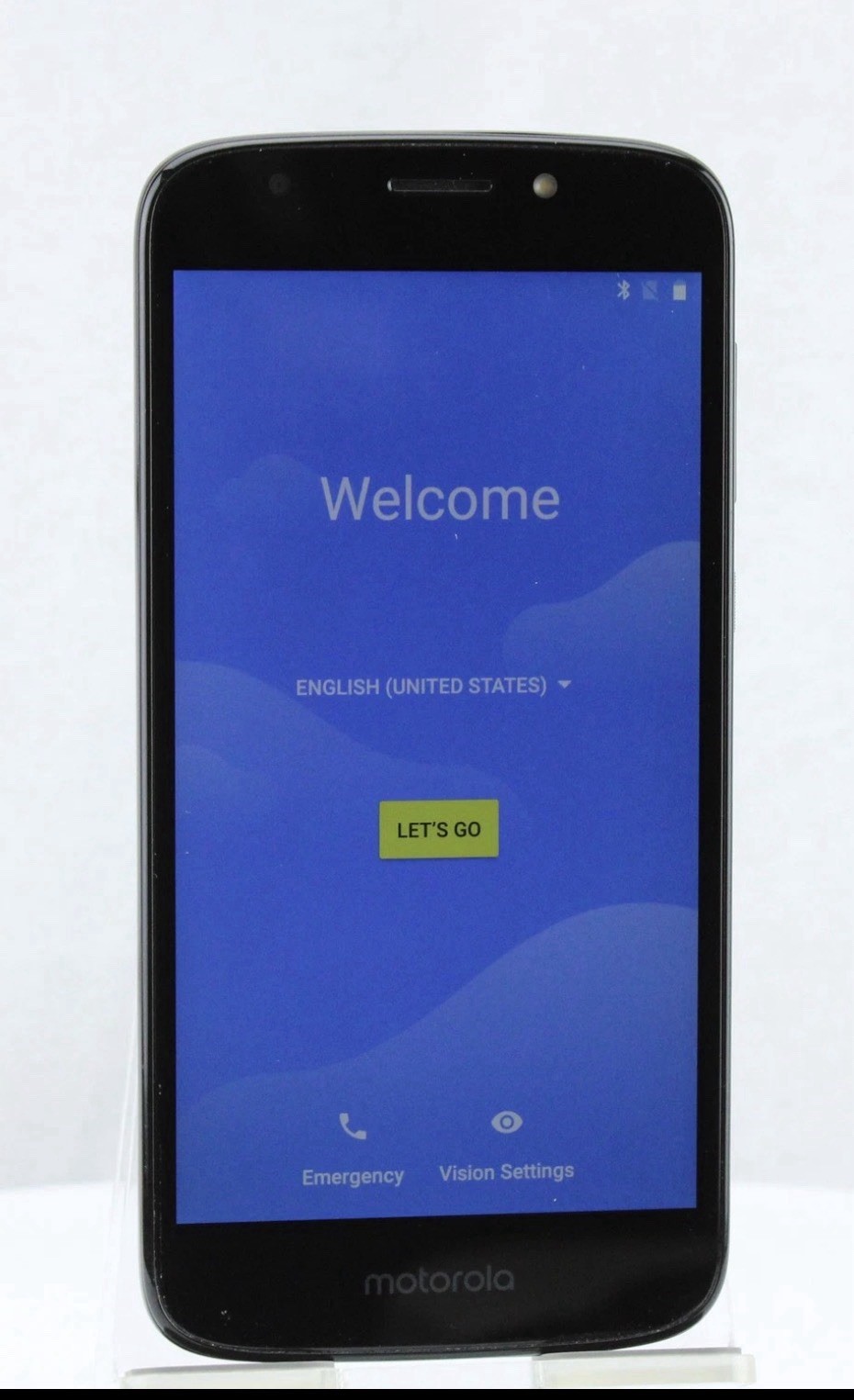Motorola Moto E5 Play XT1921-2 Consumer Cellular 16GB Black Excellent No Rear