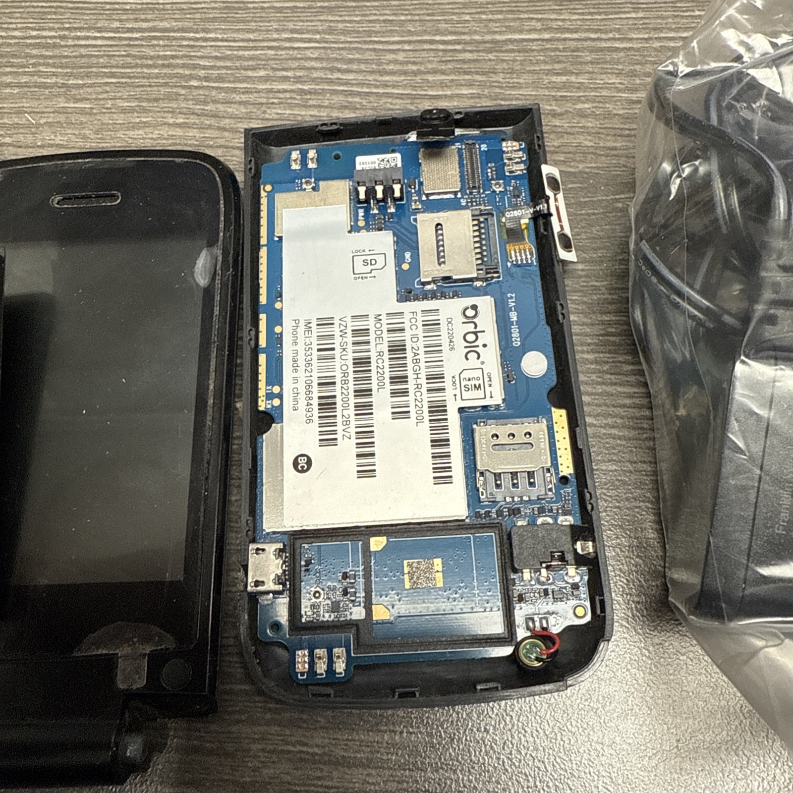 Verizon Orbic Journey V RC2200L 4G LTE Verizon Postpaid phone For Parts
