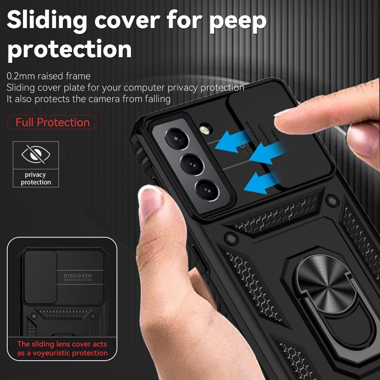 For Samsung Galaxy S21 FE 5G Phone Case Heavy Duty Cover fits Otterbox Defender