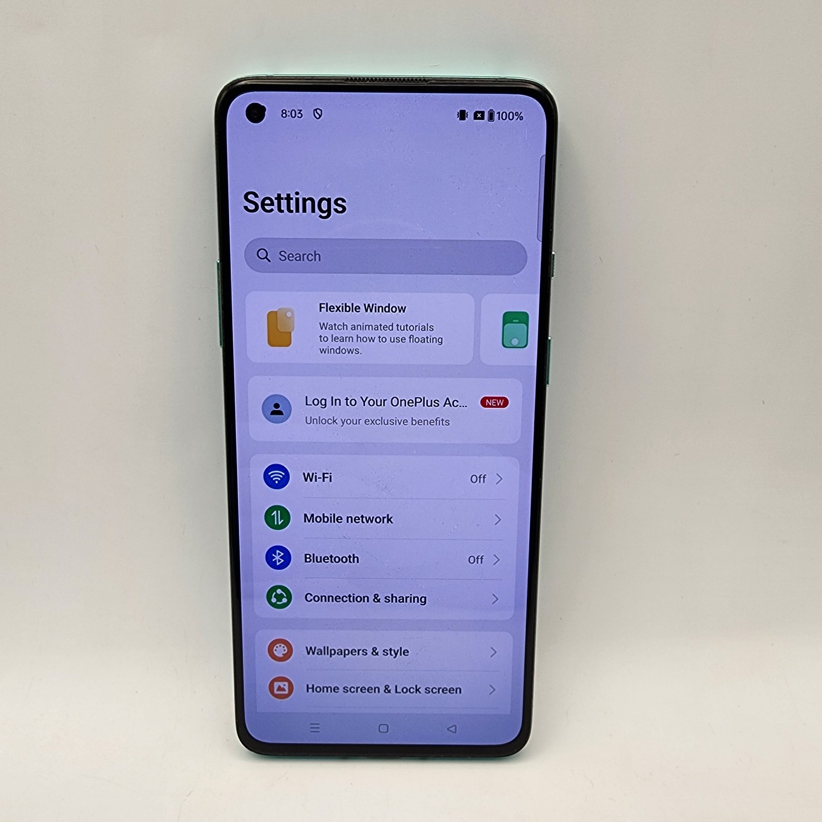 OnePlus 8T Plus 5G KB2007 256GB Aquamarine Green (T-Mobile/Unlocked)
